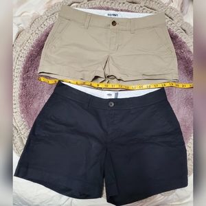 TWO pair Size 2 old navy shorts. EUC